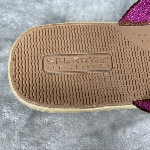 Sperry Top-Sider Plaid Flip Flop Sandals Women's Size 7 1/2 - Picture 8 of 9